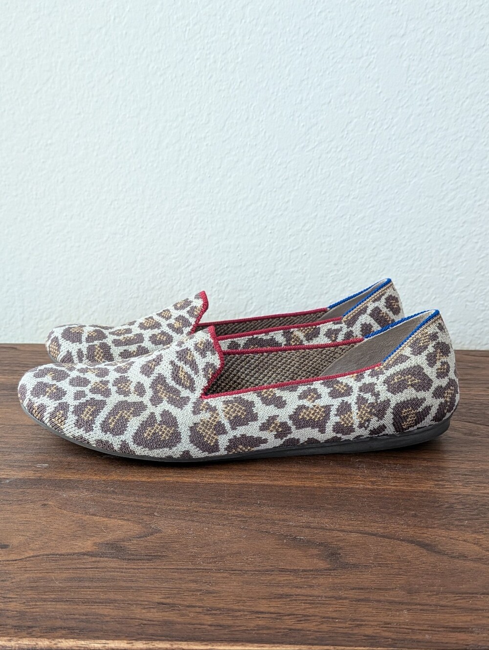 ROTHY'S The Loafer Mocha Spot Leopard Print Size 7.5